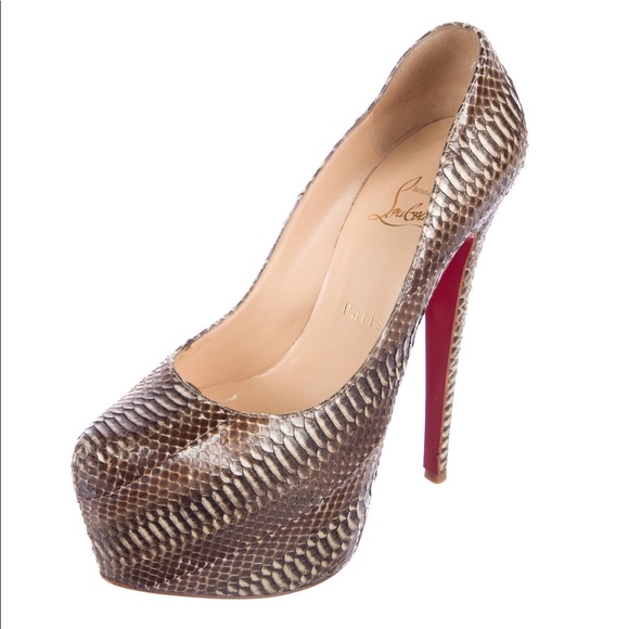 Christian Louboutin snakeskin pumps - Picture 2 of 5